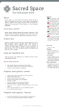 Mobile Screenshot of content.sacredspace.ie